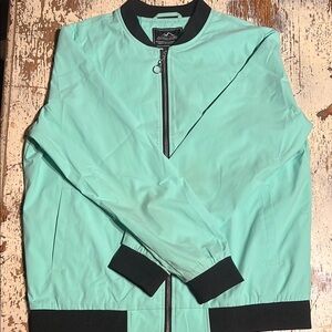 Men's Mint Green Bomber Jacket